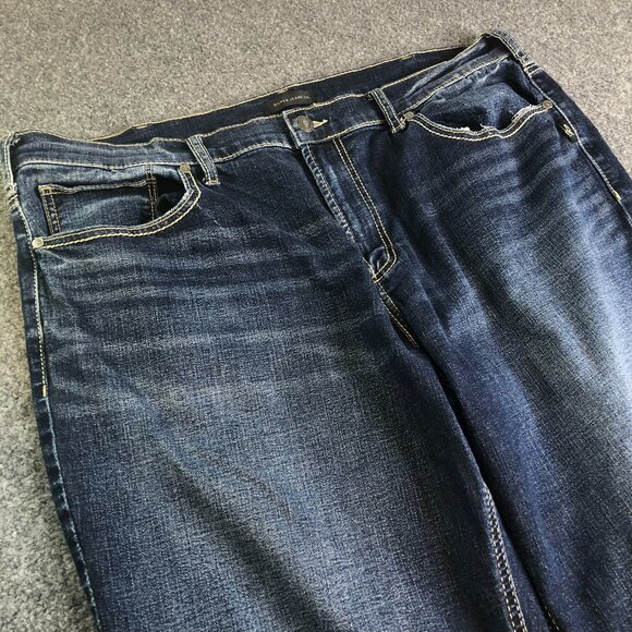 Silver Eddie Jeans Mens 40x32 Blue Denim Western Athletic Relaxed Comfort - Picture 1 of 11